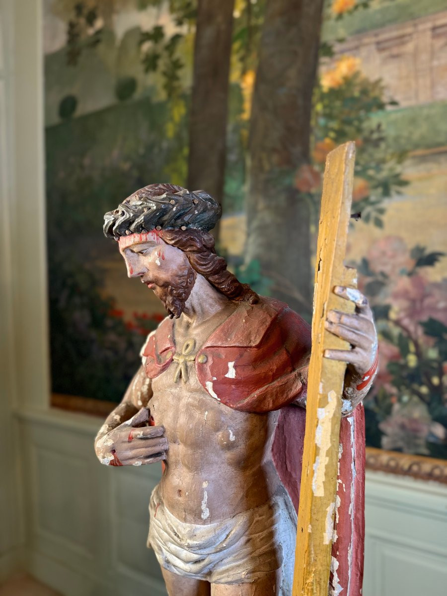 Christ Triomphant à la Croix - XVIIIe -photo-3