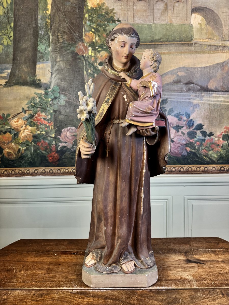 Saint Anthony Of Padua - Late 19th Century-photo-2