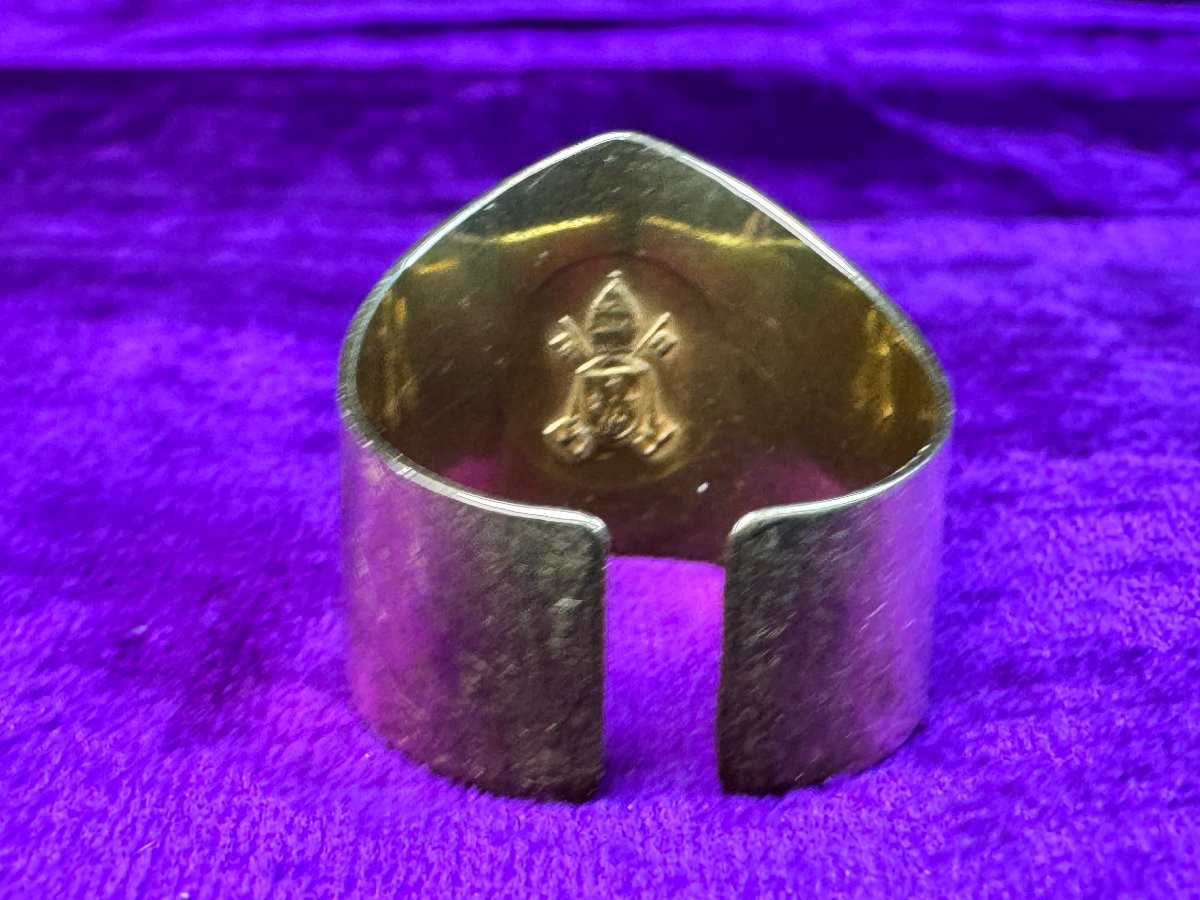 Episcopal Ring, Also Known As The Conciliar Ring, In Gold - 1965 -photo-2