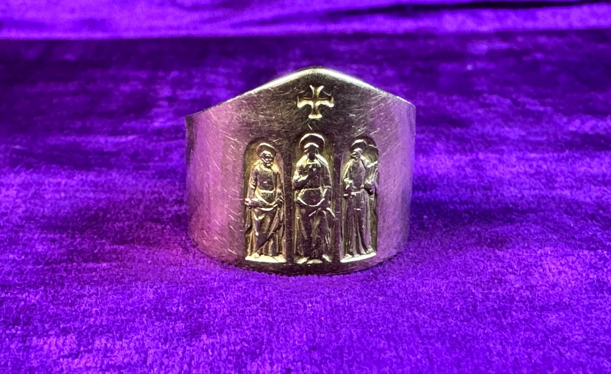 Episcopal Ring, Also Known As The Conciliar Ring, In Gold - 1965 
