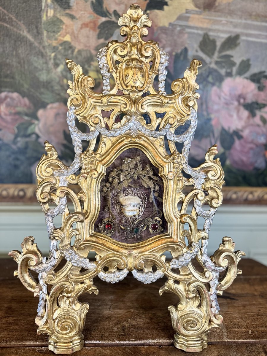Reliquaire Carme de Saint François - XVIIIe-photo-2