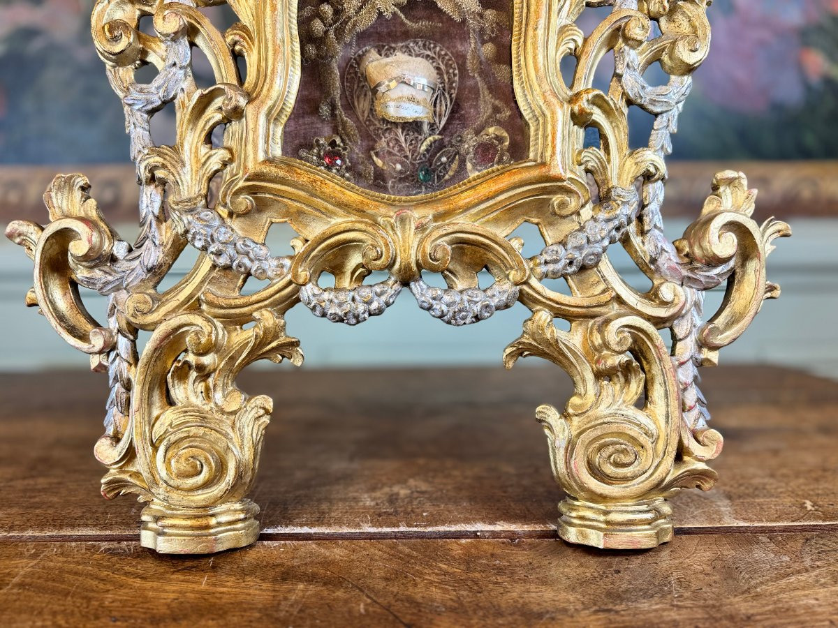 Reliquaire Carme de Saint François - XVIIIe-photo-1