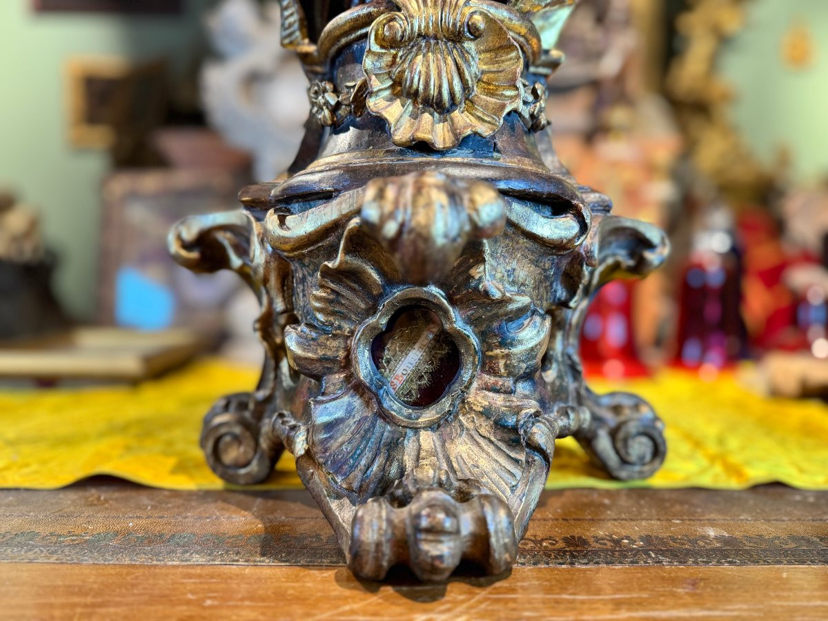 Reliquary Bust Of Saint Boniface - 18th Century -photo-4