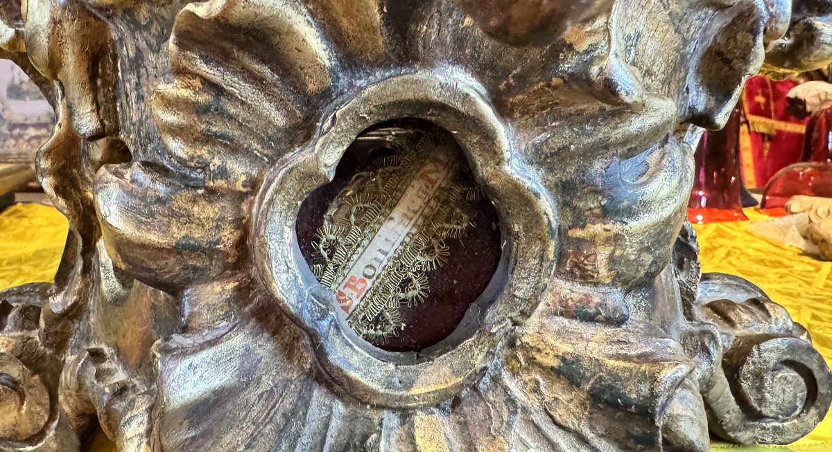 Reliquary Bust Of Saint Boniface - 18th Century -photo-1