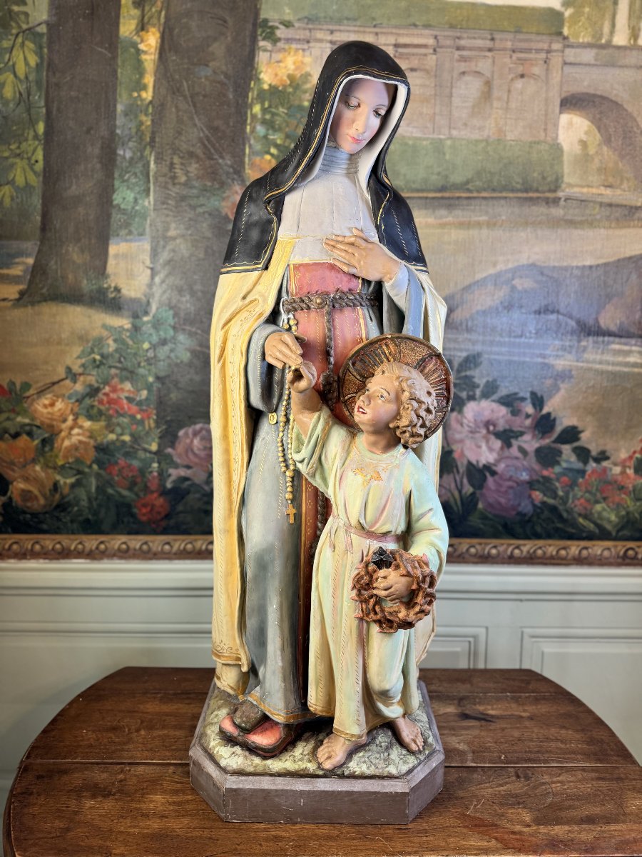 Statue de Sainte Jeanne de Valois - Début XXe -photo-2