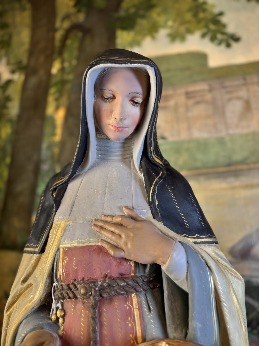 Statue de Sainte Jeanne de Valois - Début XXe -photo-3