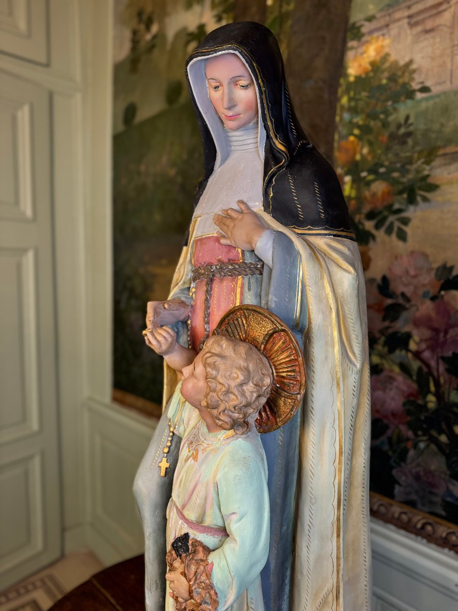 Statue de Sainte Jeanne de Valois - Début XXe -photo-4