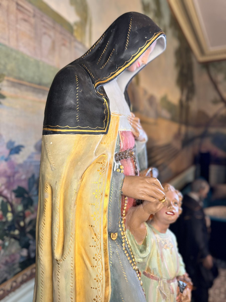 Statue de Sainte Jeanne de Valois - Début XXe -photo-1