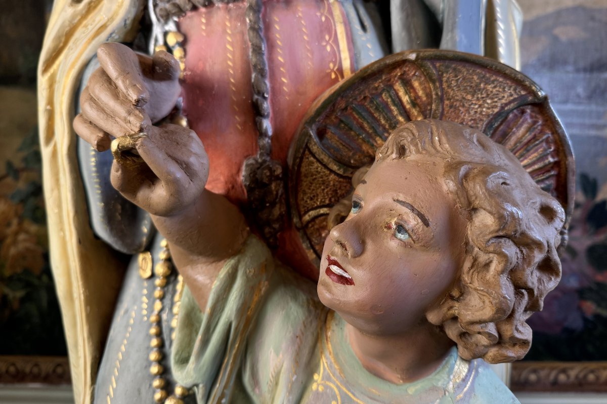 Statue de Sainte Jeanne de Valois - Début XXe -photo-3