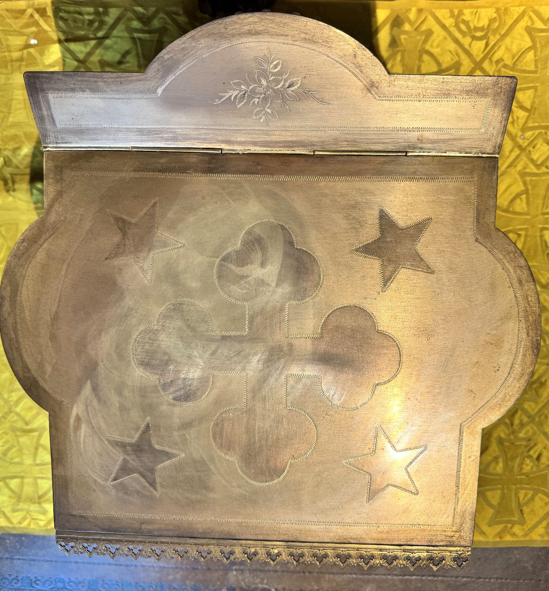 Neo-gothic Altar Lectern - 19th Century-photo-1