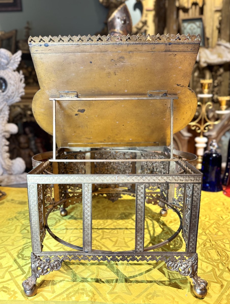 Neo-gothic Altar Lectern - 19th Century-photo-7