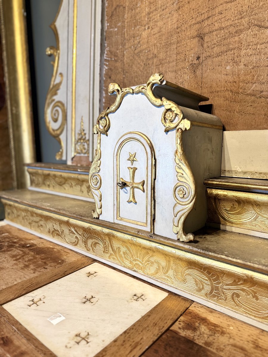 Important Louis XV Altarpiece - Circa 1700 -photo-1