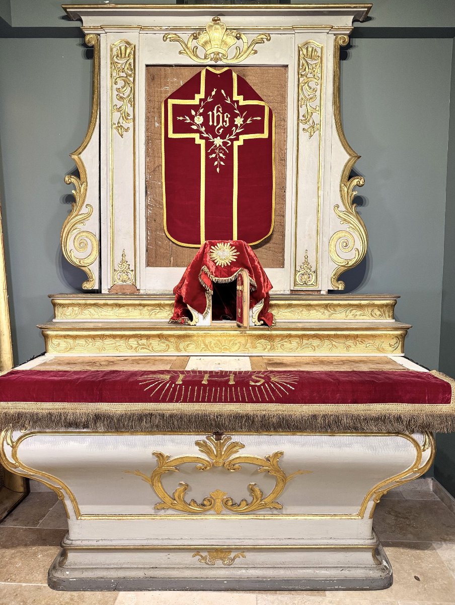 Important Louis XV Altarpiece - Circa 1700 -photo-4