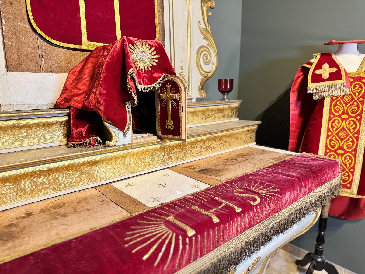 Important Louis XV Altarpiece - Circa 1700 -photo-5