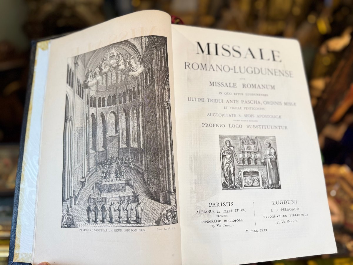 Missal Of The Lyonnais Rite - Rare 1866 Edition -photo-2