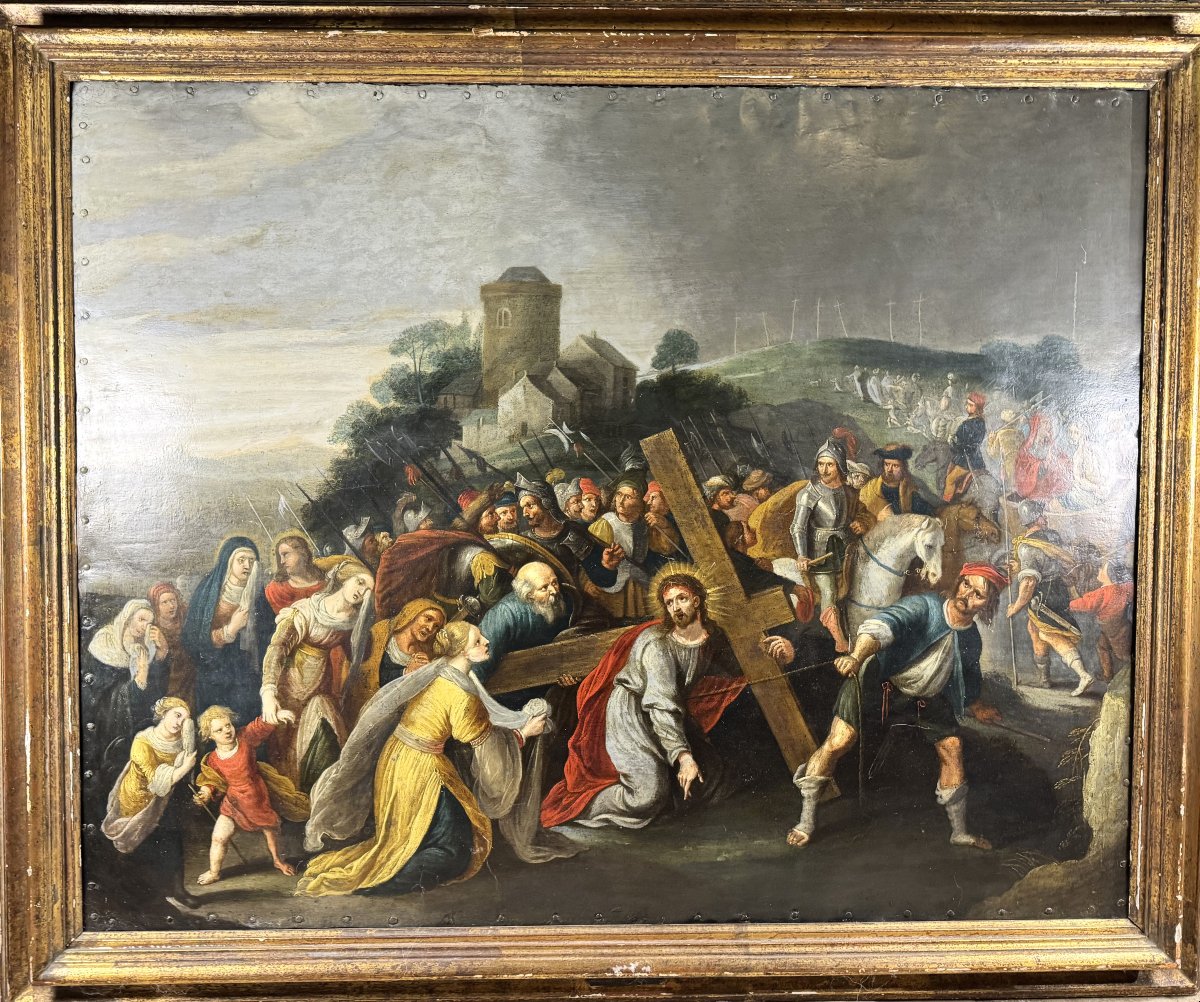 La Montée au Calvaire – Christ portant la Croix - XVIIe  -photo-2