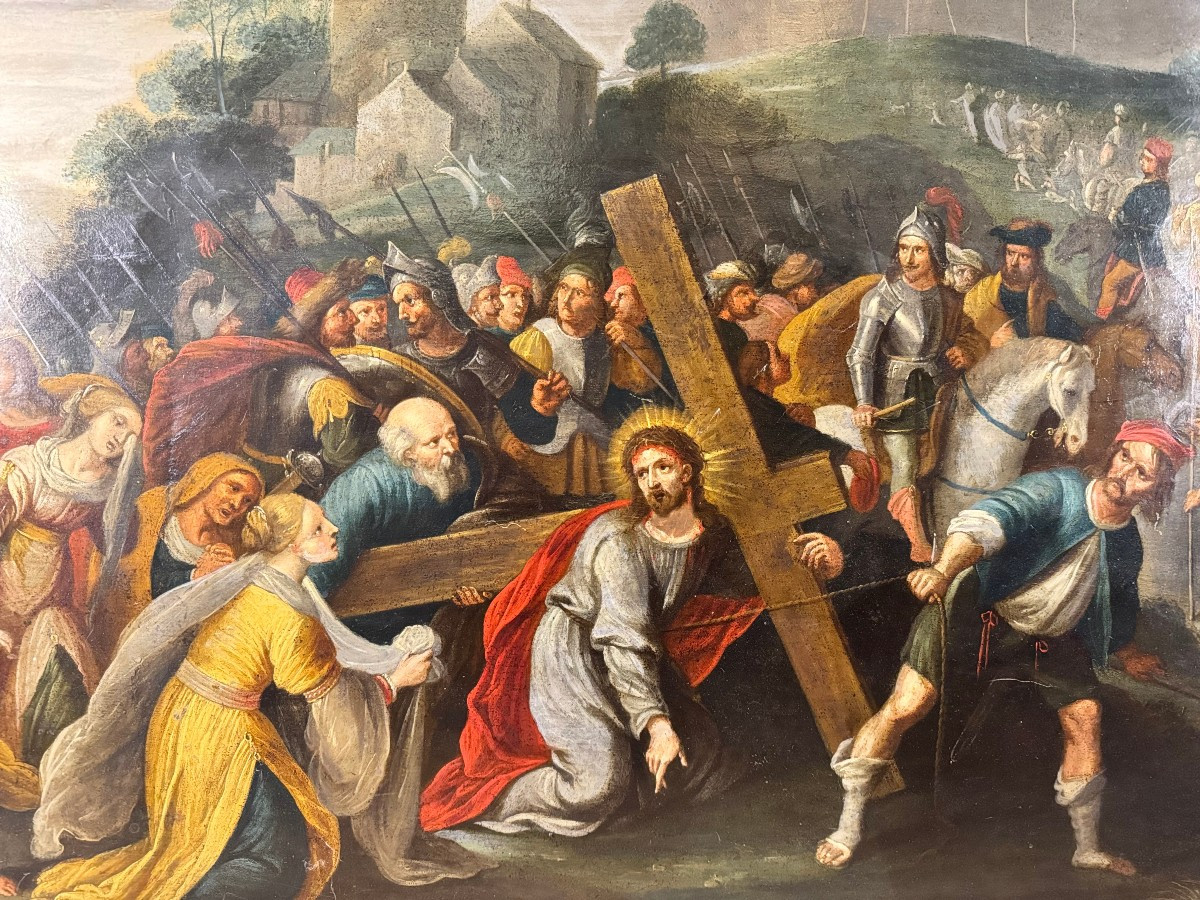 La Montée au Calvaire – Christ portant la Croix - XVIIe  