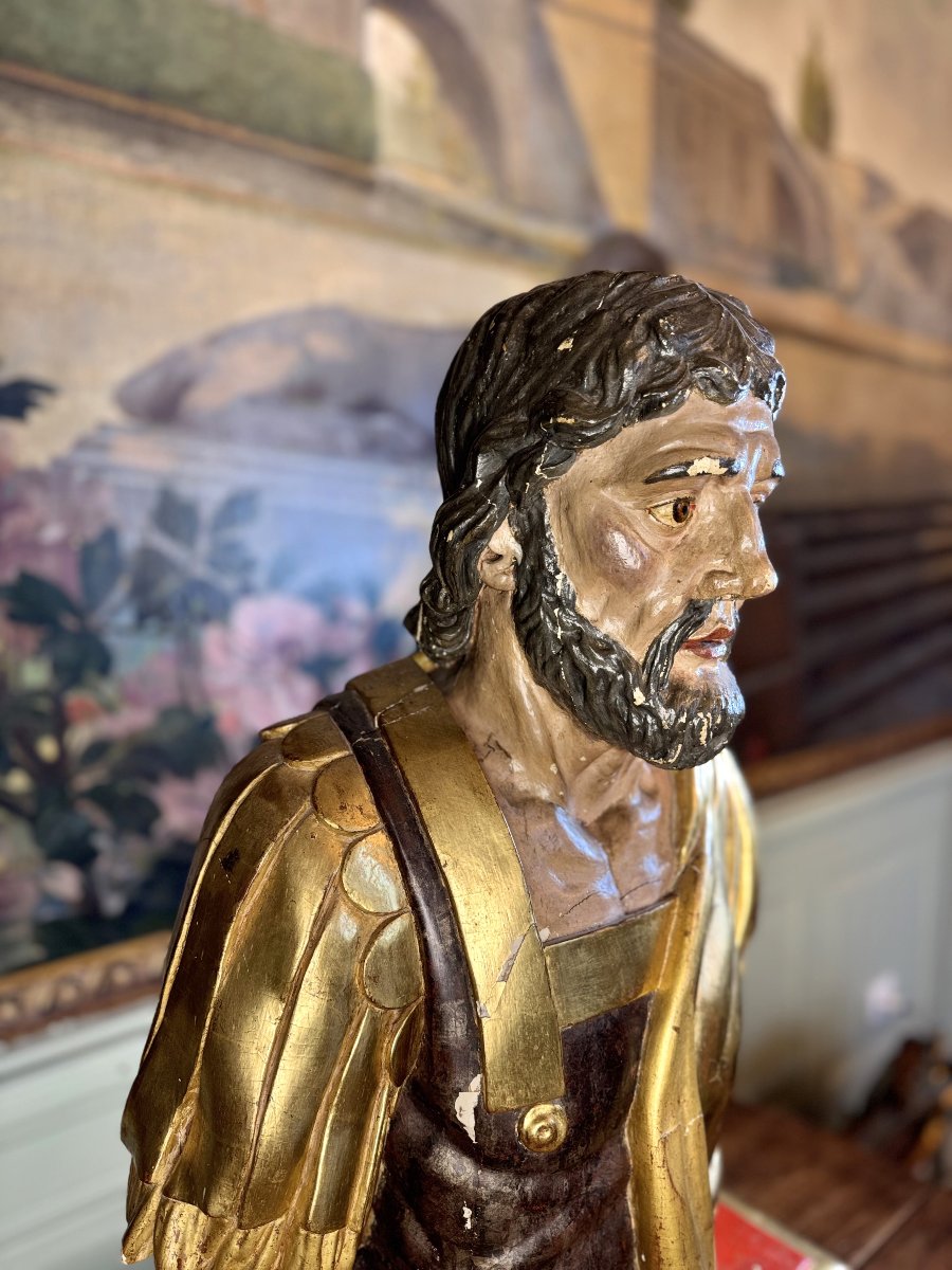 Reliquary Bust Of A Roman Saint - Late 17th Century -photo-4