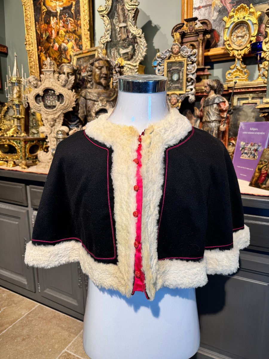 Mozette Or Camail And Canon's Biretta - Early 20th Century-photo-3