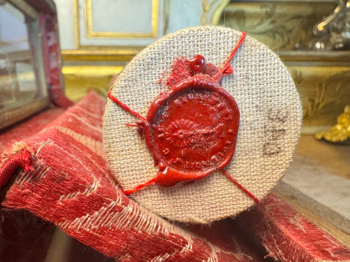 Boite Reliquaire Aux Trois Ampoules - Début XXe -photo-5