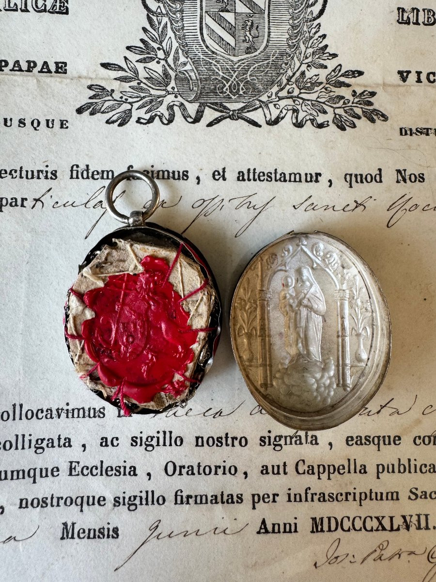 Saint Roch Reliquary With Authentic-photo-4