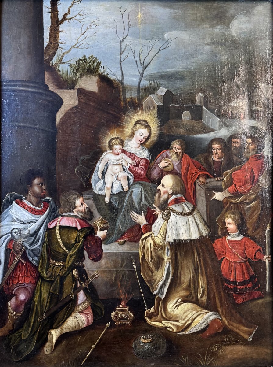 The Adoration Of The Magi - Francken - Circa 1630-photo-3
