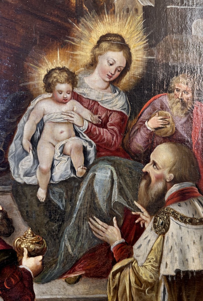 The Adoration Of The Magi - Francken - Circa 1630-photo-4