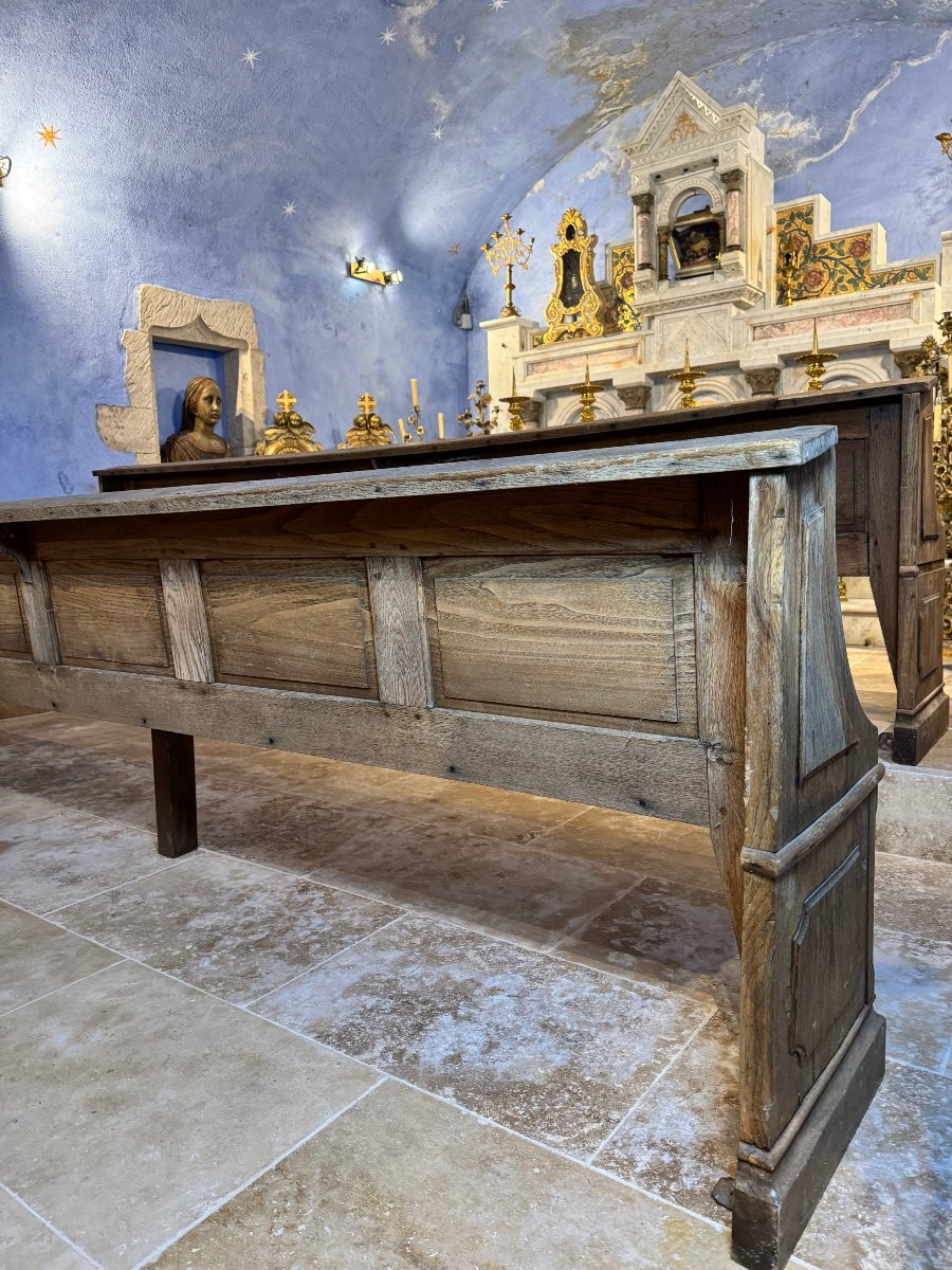 Deux bancs de chapelle - XIXe-photo-3