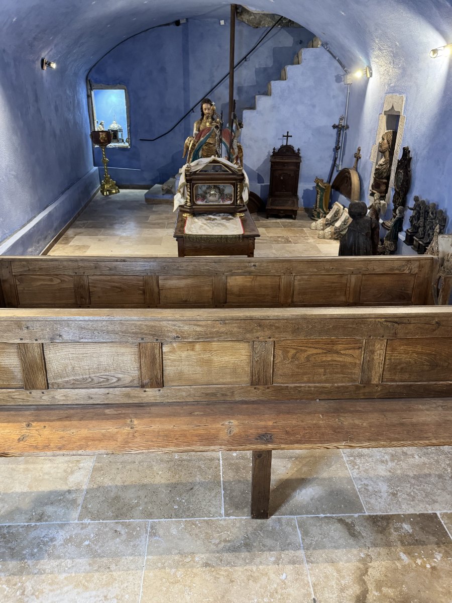 Deux bancs de chapelle - XIXe-photo-4