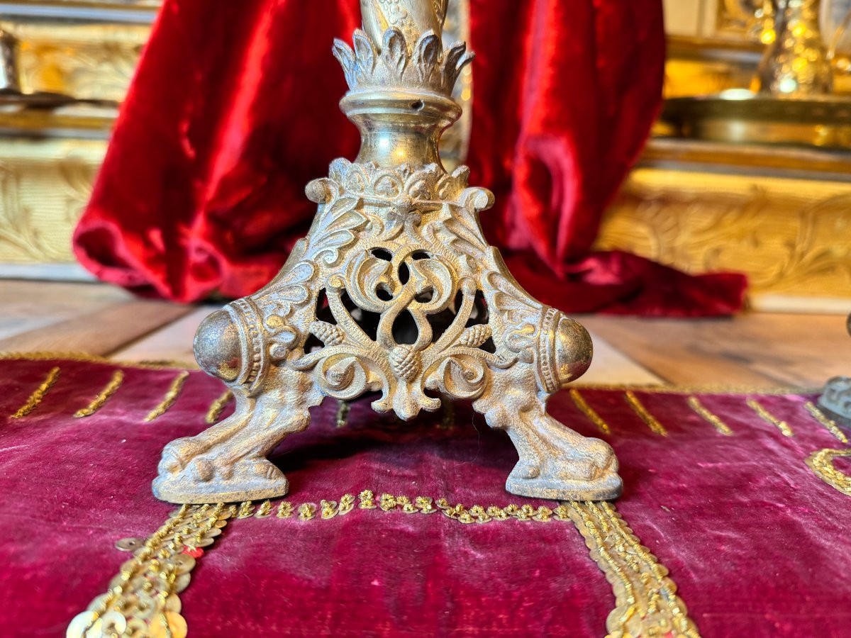 Garniture d’autel – XIXe-photo-4