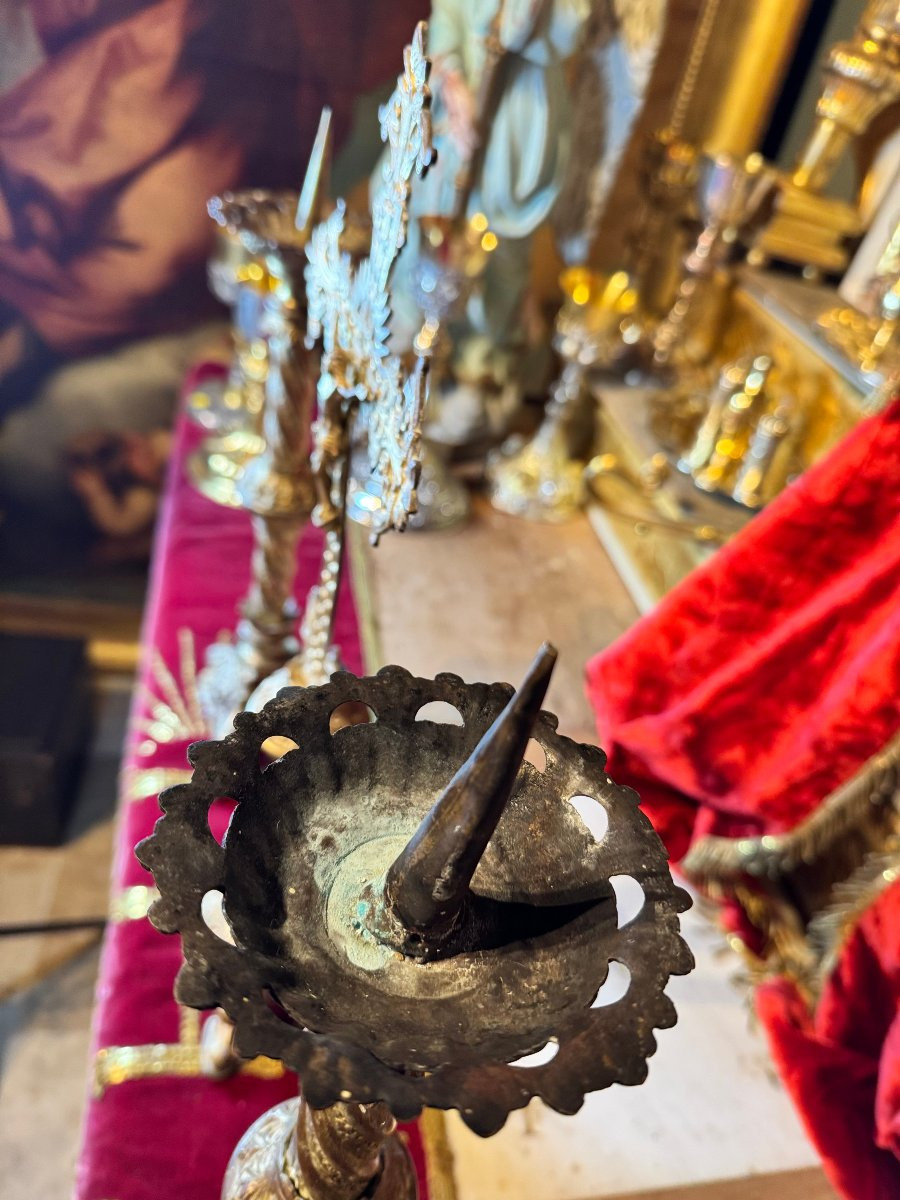 Garniture d’autel – XIXe-photo-3