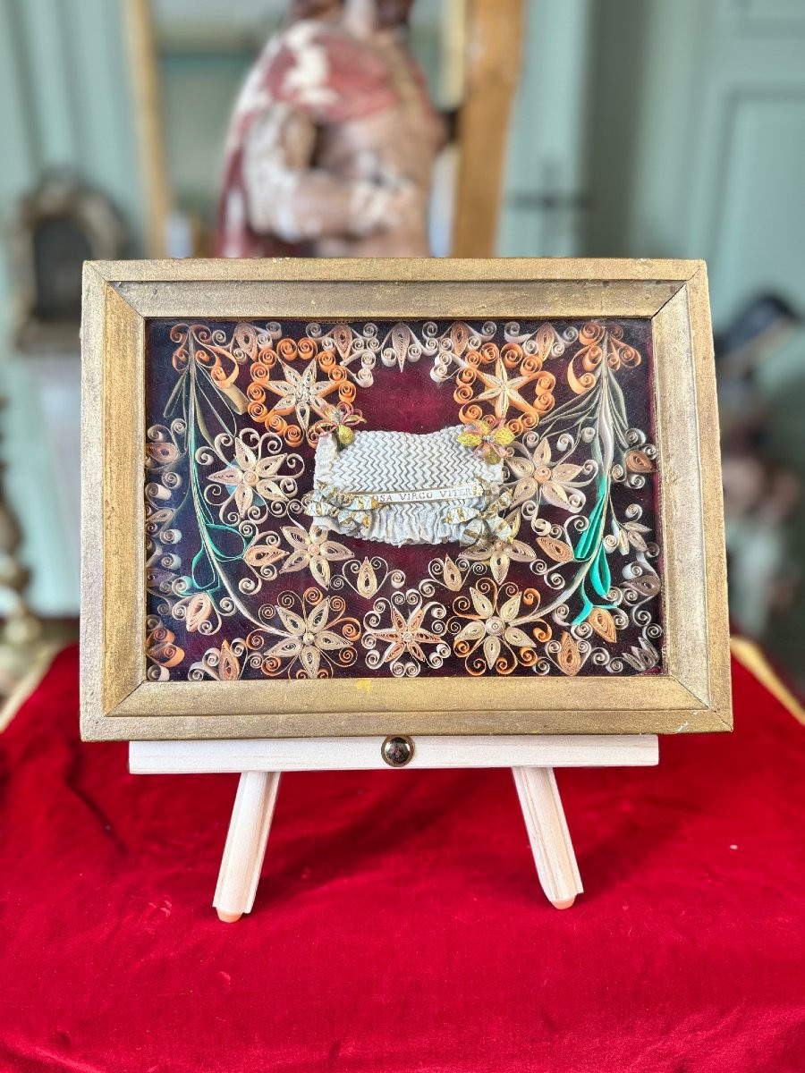 Relic Of Saint Rose Of Viterbo -19th Century-photo-2