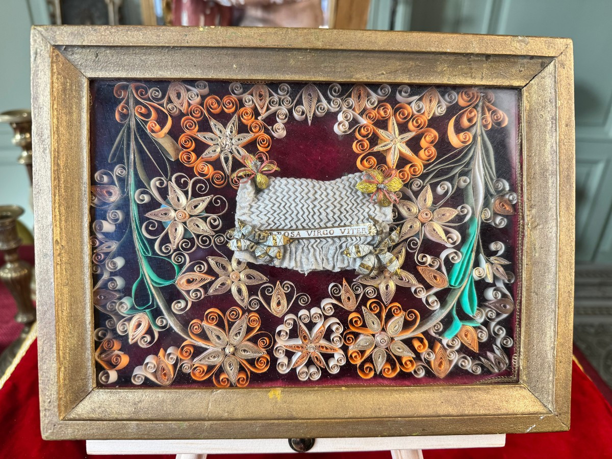 Relic Of Saint Rose Of Viterbo -19th Century
