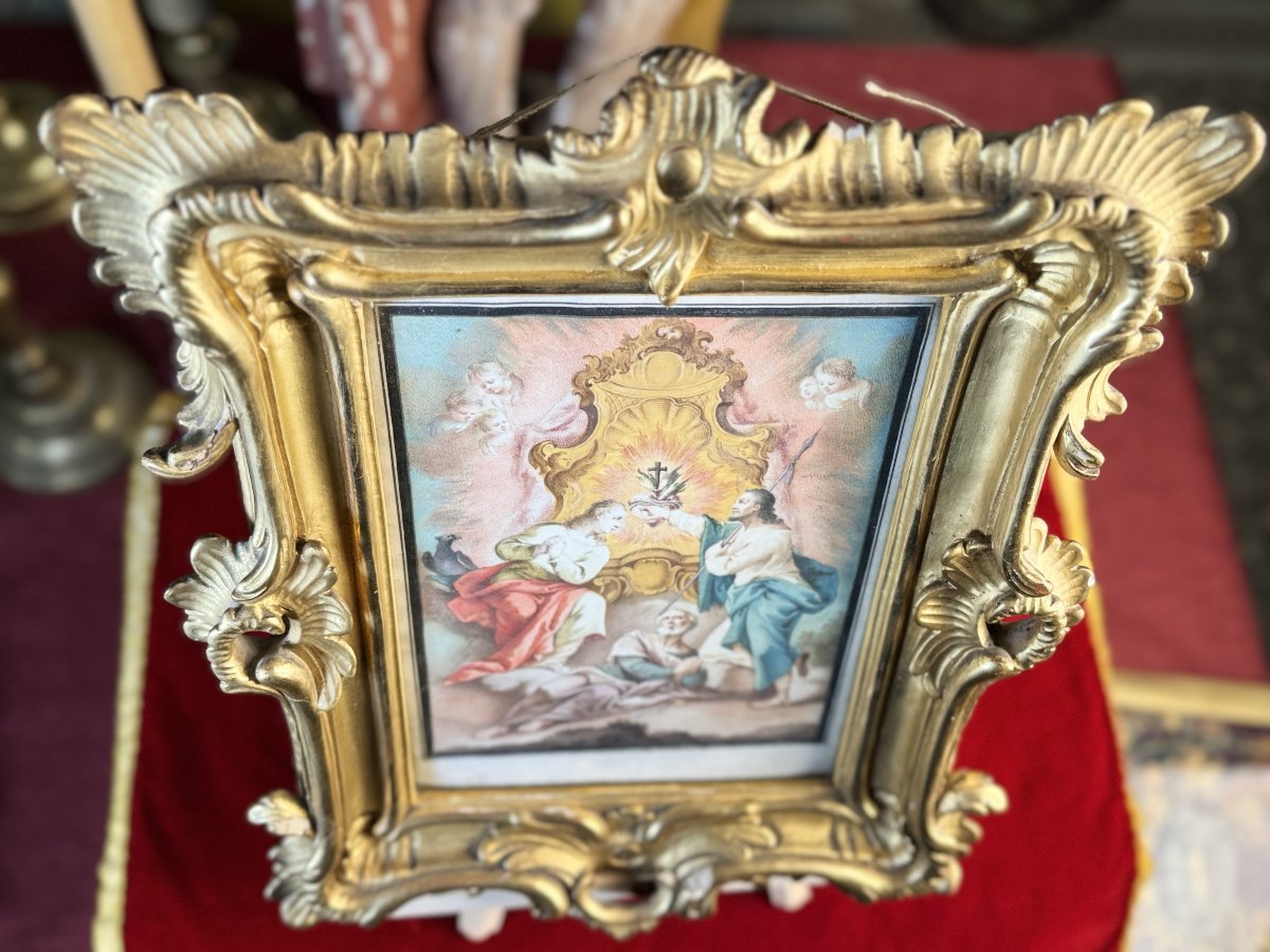 Représentation de Dévotion Du Sacré Cœur – fin XVIIIe -photo-2