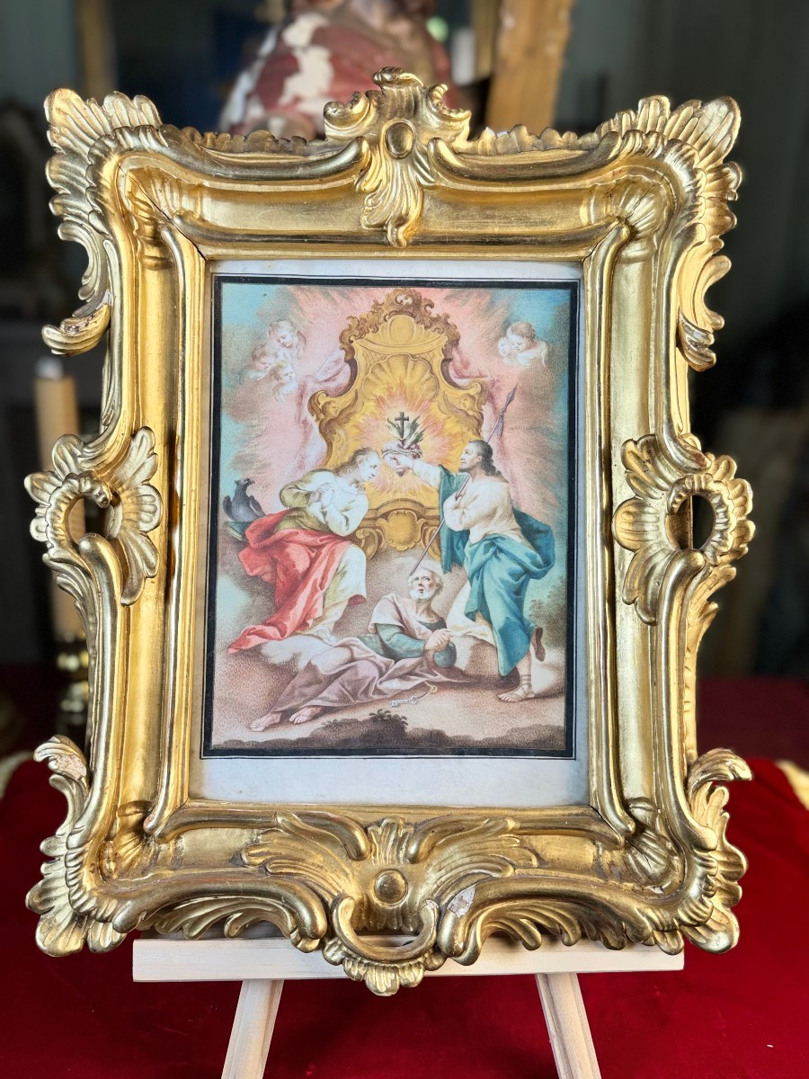 Représentation de Dévotion Du Sacré Cœur – fin XVIIIe 