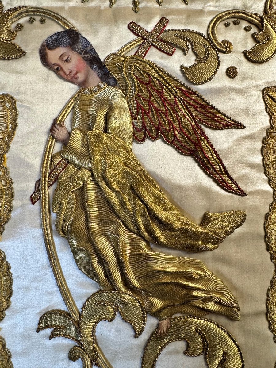 Chasuble With Angels - 19th Century-photo-1