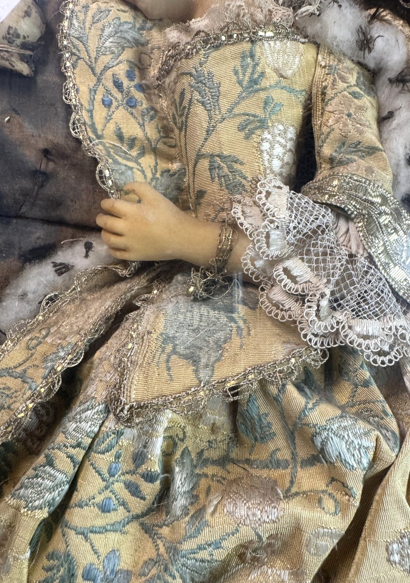 Dressed Wax Saint Mary Magdalene - 18th Century-photo-4