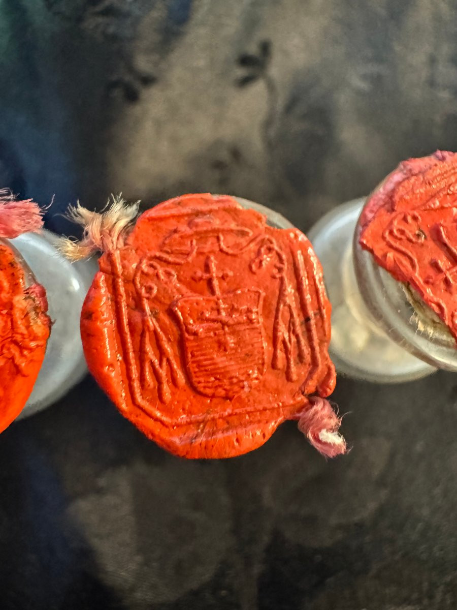 Set Of Capuchin Reliquary Tubes - 19th Century-photo-2