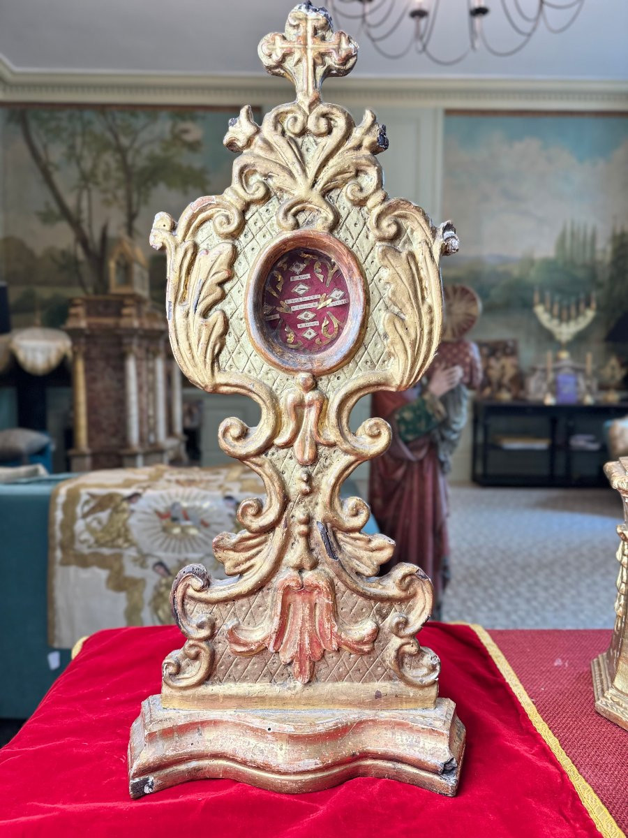 Reliquaire Italien Aux Six Reliques – XVIIIe-photo-2