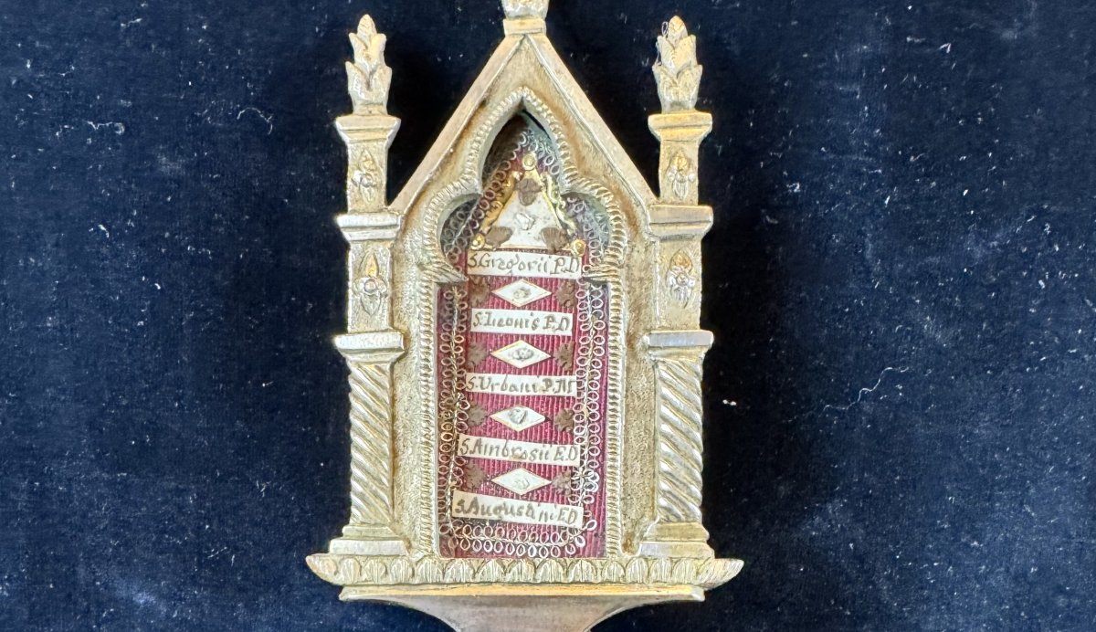 Baiser de Paix aux cinq reliques de papes et évêques- XIXe-photo-4