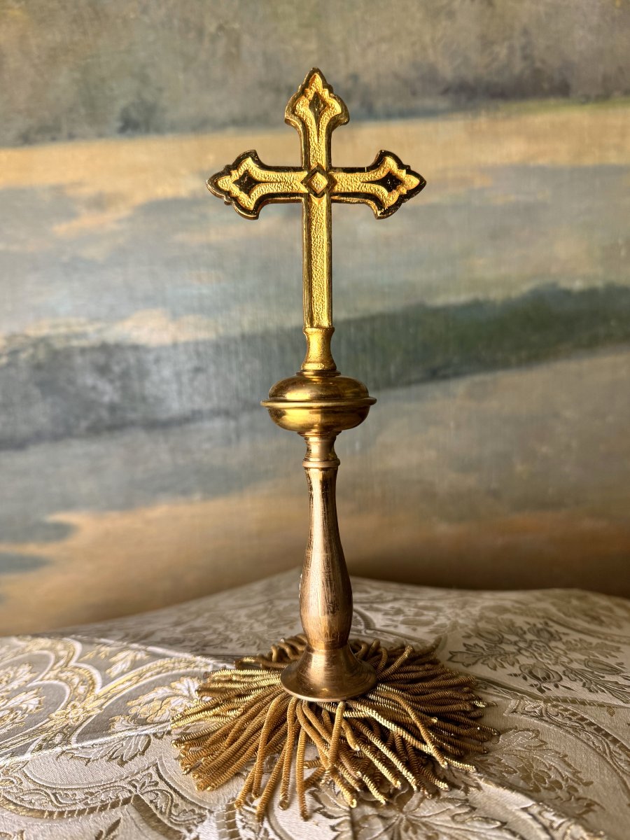 Liturgical Processional Umbrella - Late 19th Century-photo-1