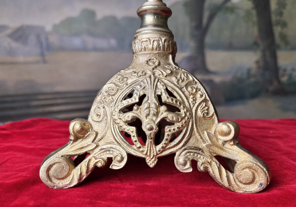 Reliquaire néogothique en Bronze - XIXe -photo-4