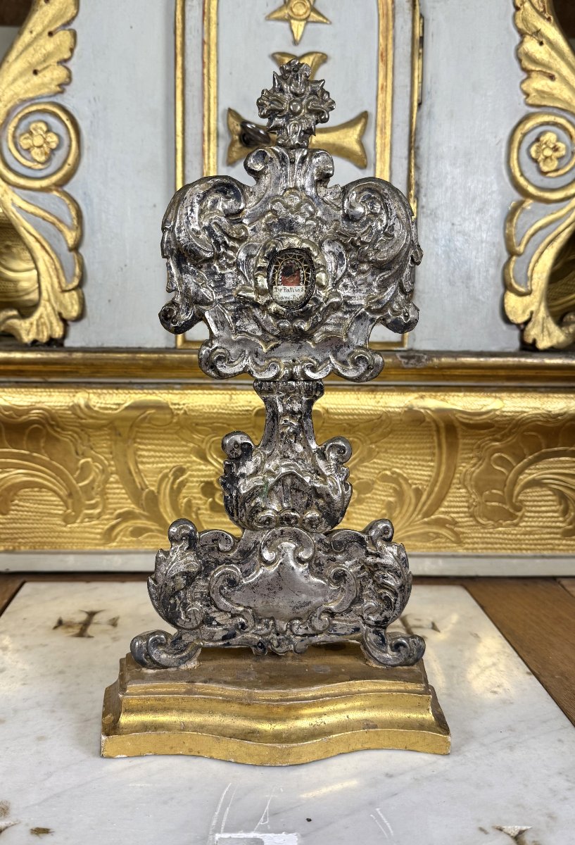 Reliquary Of Saint Francis Of Paola - 18th Century-photo-4