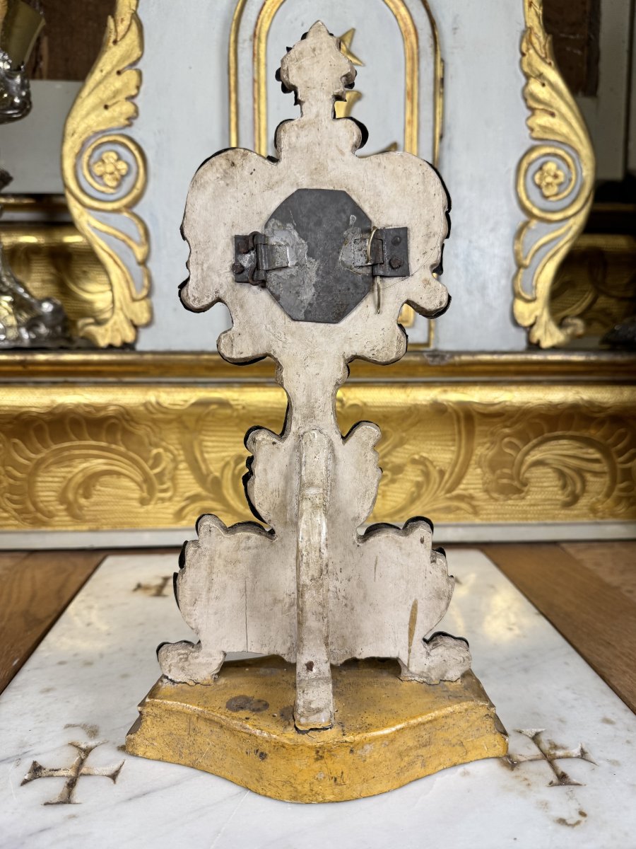 Reliquary Of Saint Francis Of Paola - 18th Century-photo-2