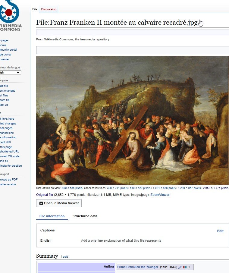 Montée Au Calvaire – Franz Francken II – XVIIe -photo-8