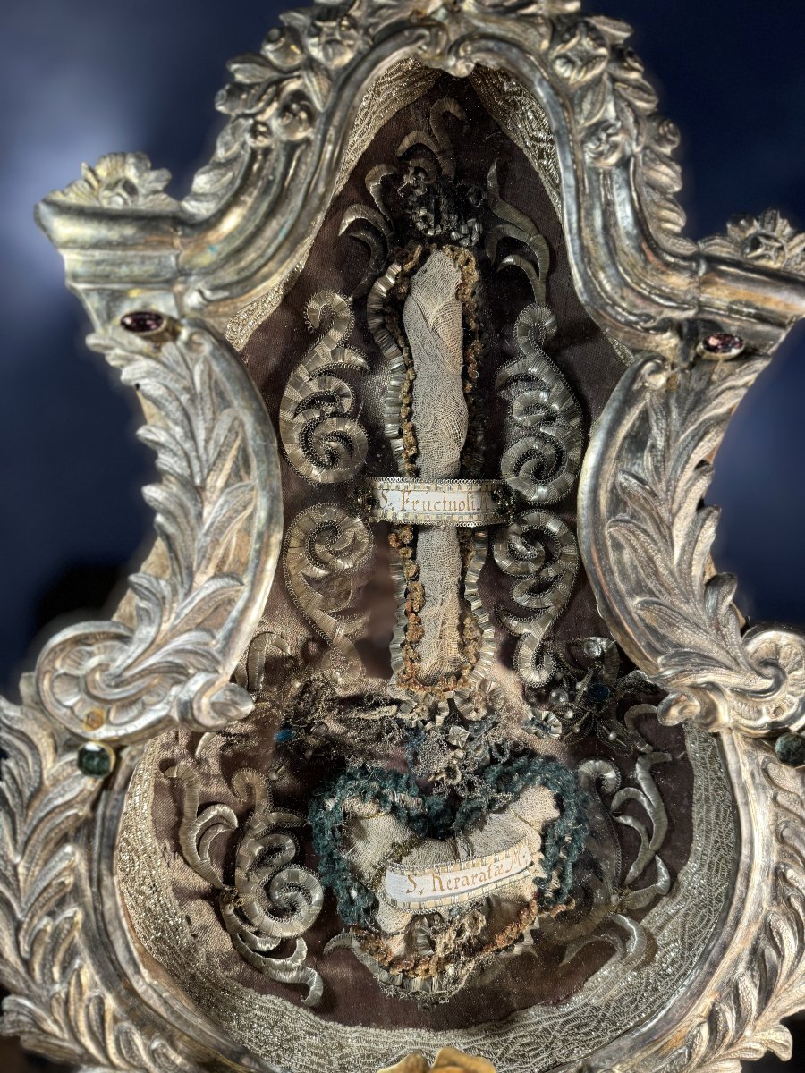 Reliquary Of Saints Réparate And Fructueux - 18th Century-photo-3
