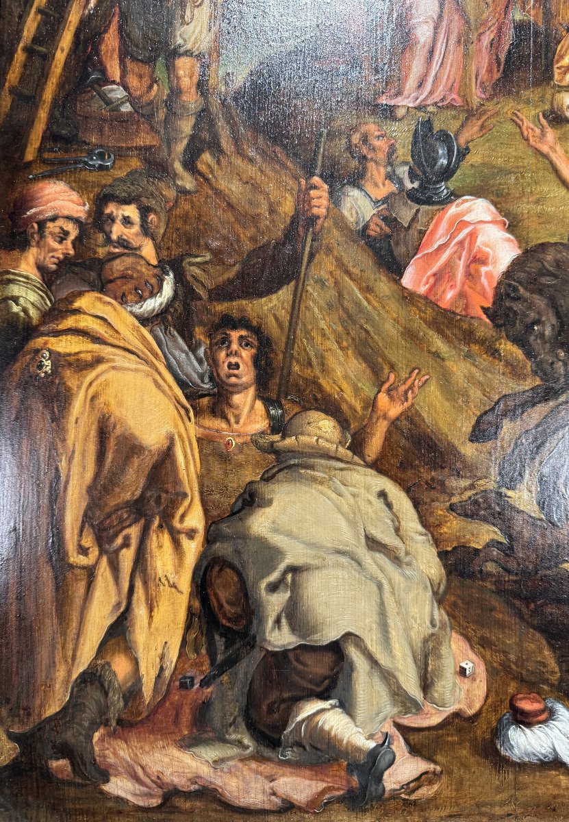 Crucifixion - Dutch School - Circa 1600-photo-1