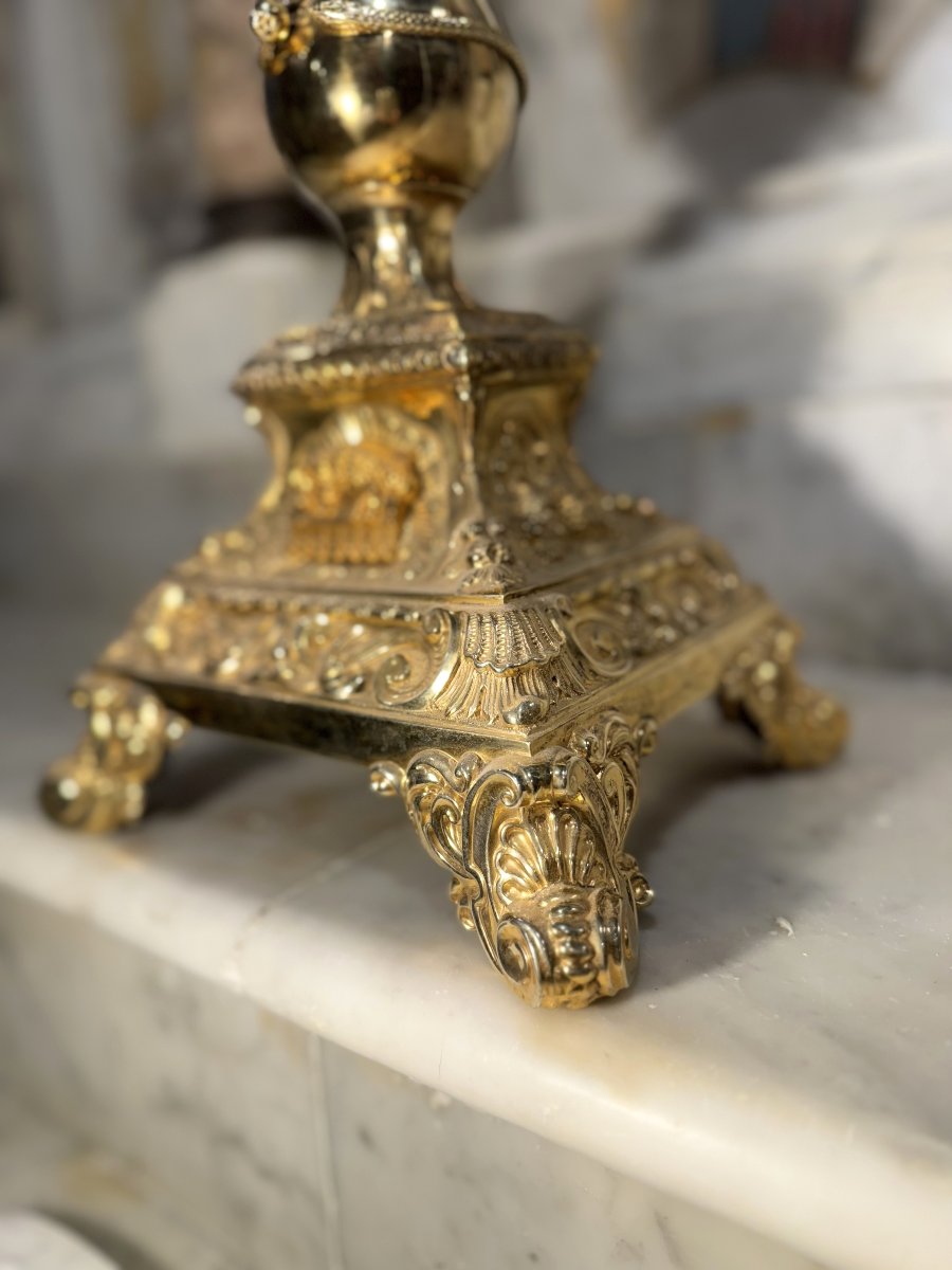 Spectacular Vermeil Monstrance - Circa 1840-photo-2