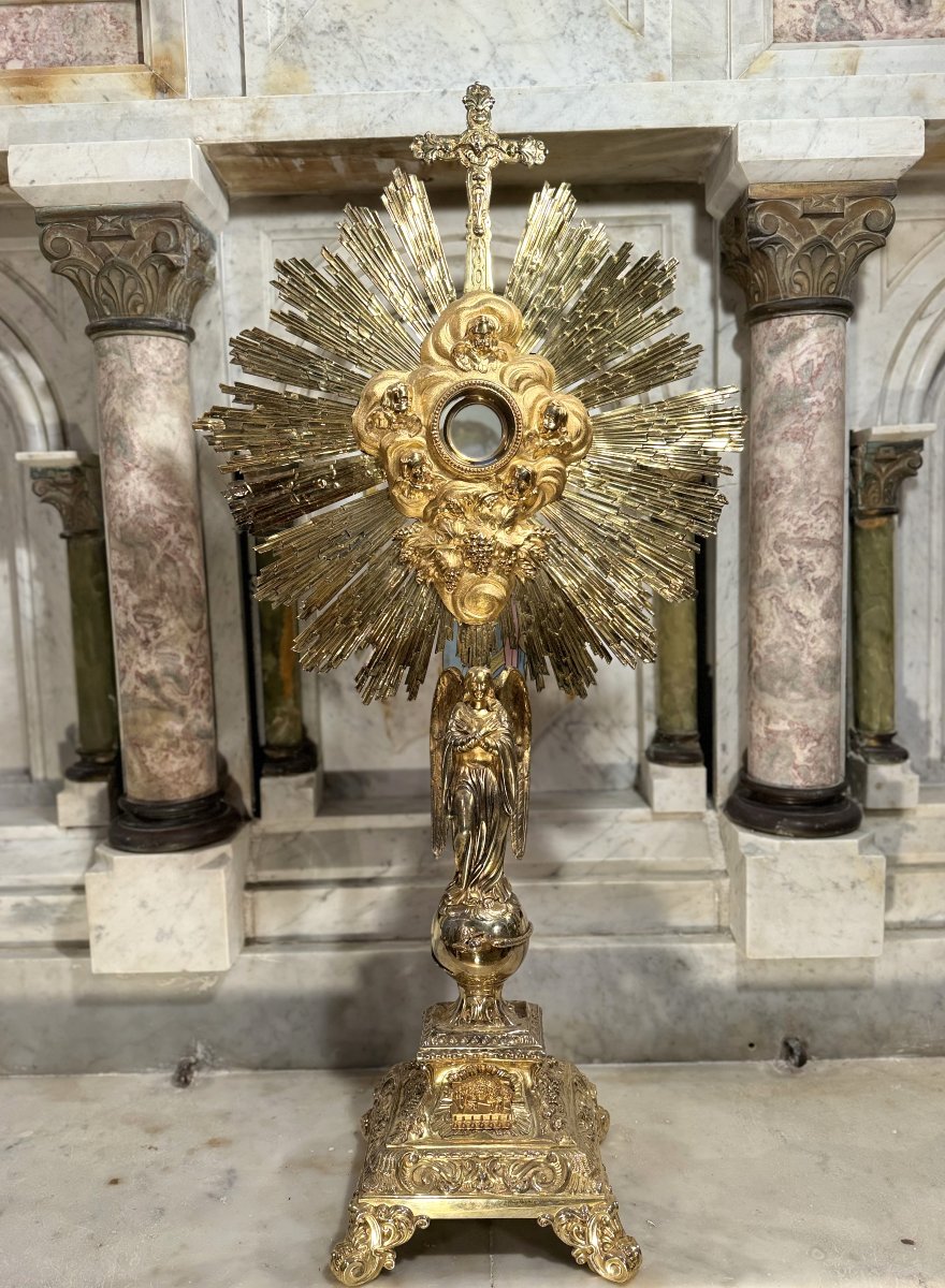 Spectacular Vermeil Monstrance - Circa 1840