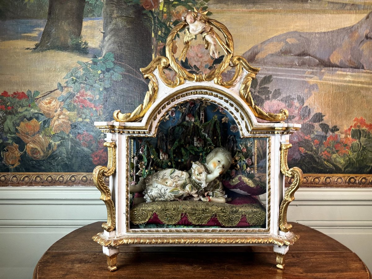 Dressed Wax Of The Child - Circa 1800